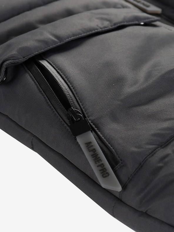 ALPINE PRO Siva dekliška jakna z membrano PTX Alpine Pro Werdo