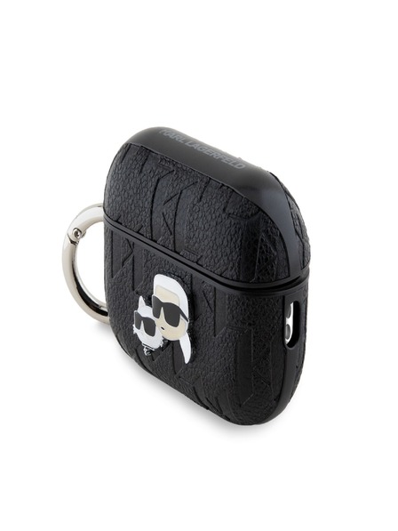 Karl Lagerfeld Karl Lagerfeld PU Embossed Karl and Choupette Heads Case za AirPods Pro 2 Black