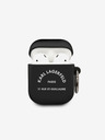 Karl Lagerfeld Rue St Guillaume Silikonski ovitek za Airpods 1/2 Black Karl Lagerfeld
