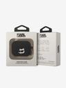 Karl Lagerfeld 3D logotip NFT Choupette Head Silikonski etui za Airpods Pro Black Karl Lagerfeld