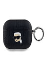 Karl Lagerfeld Karl Lagerfeld PU Embossed Karl Head Case za AirPods Pro Black
