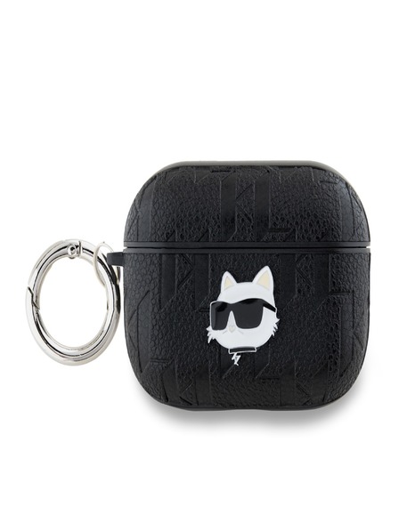 Karl Lagerfeld Karl Lagerfeld PU Embossed Choupette Head Case za AirPods Pro 2 Black