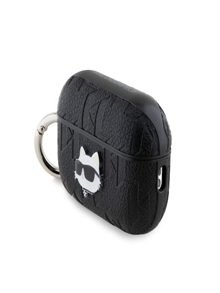 Karl Lagerfeld Karl Lagerfeld PU Embossed Choupette Head Case za AirPods Pro 2 Black