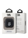 Karl Lagerfeld Karl Lagerfeld PU Embossed Choupette Head Case za AirPods Pro 2 Black