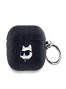 Karl Lagerfeld Karl Lagerfeld PU Embossed Choupette Head Case za AirPods 3 Black