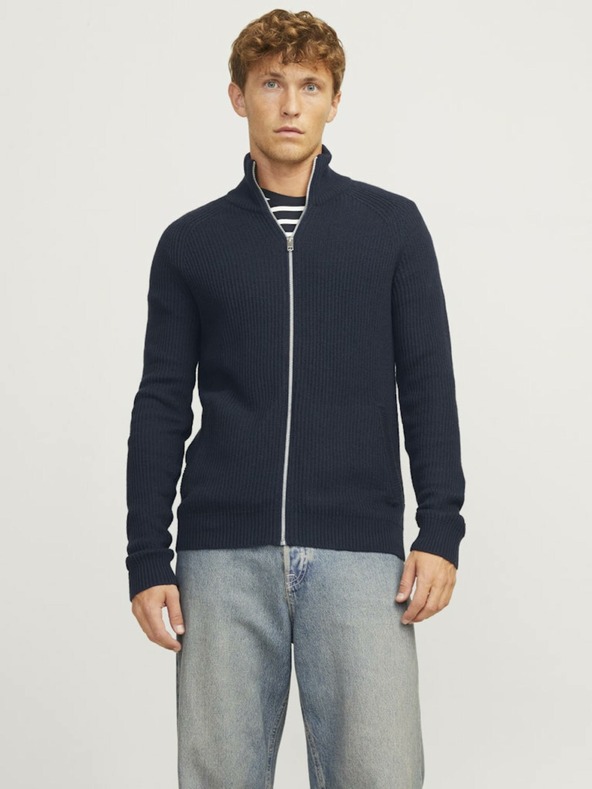 Jack & Jones Temno modra moška jopa Jack & Jones