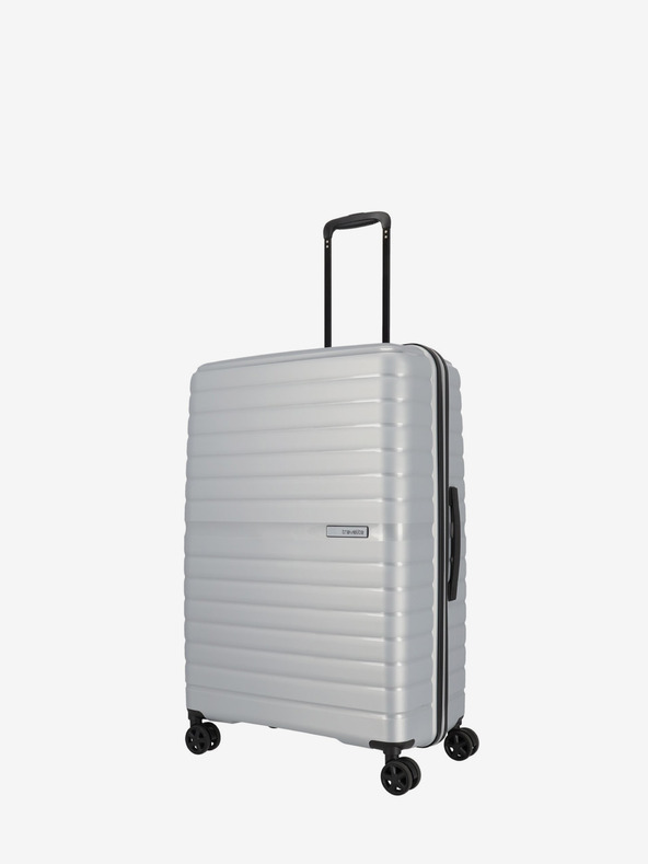 Travelite Travelite Trient L srebrni potovalni kovček