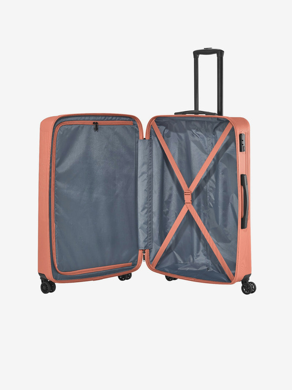 Travelite Oranžni potovalni kovček Travelite Bali L