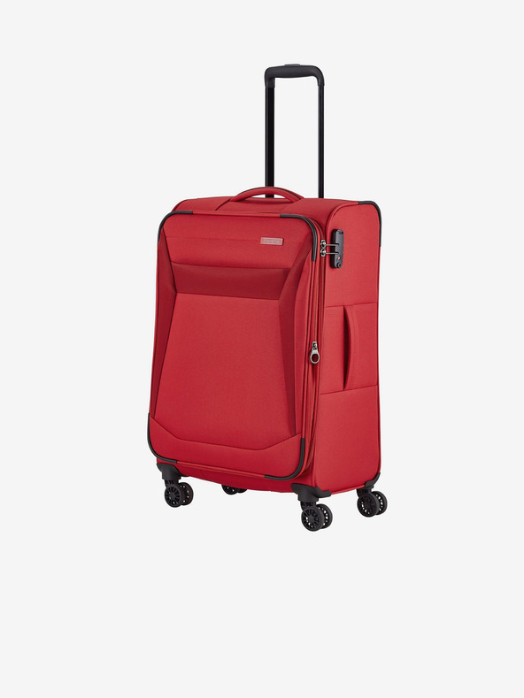 Travelite Komplet treh potovalnih kovčkov Travelite Chios v rdeči barvi S,M,L