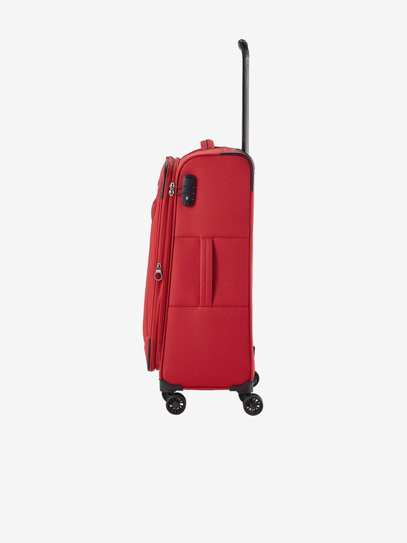 Travelite Komplet treh potovalnih kovčkov Travelite Chios v rdeči barvi S,M,L
