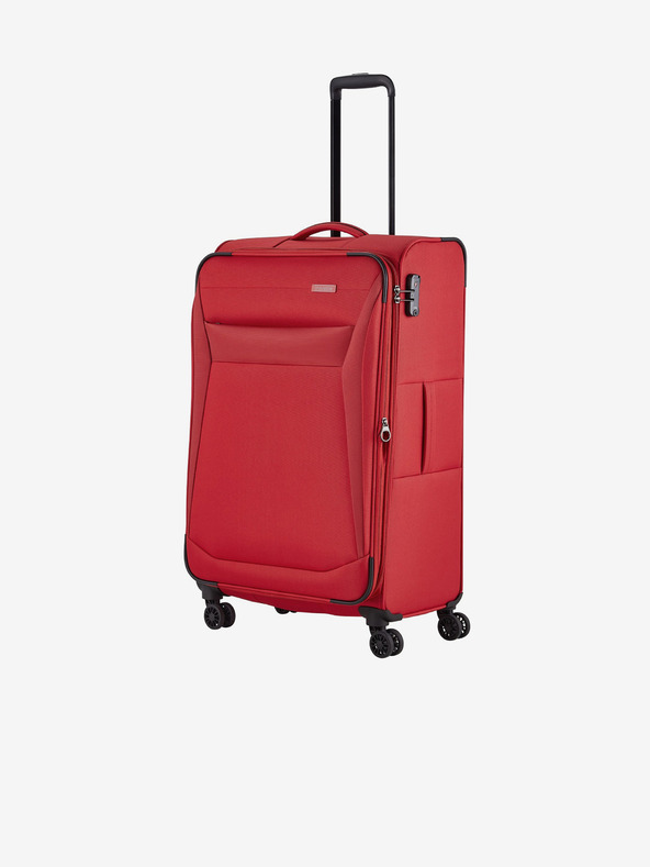 Travelite Komplet treh potovalnih kovčkov Travelite Chios v rdeči barvi S,M,L