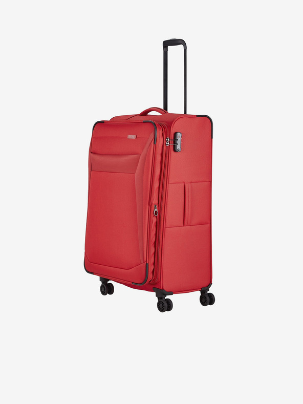 Travelite Komplet treh potovalnih kovčkov Travelite Chios v rdeči barvi S,M,L
