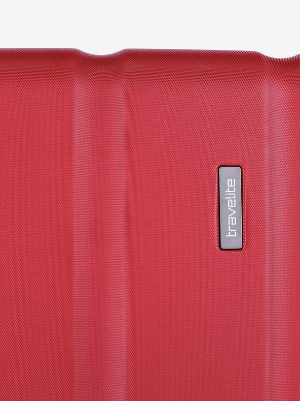 Travelite Rdeč potovalni kovček Travelite City 4w S