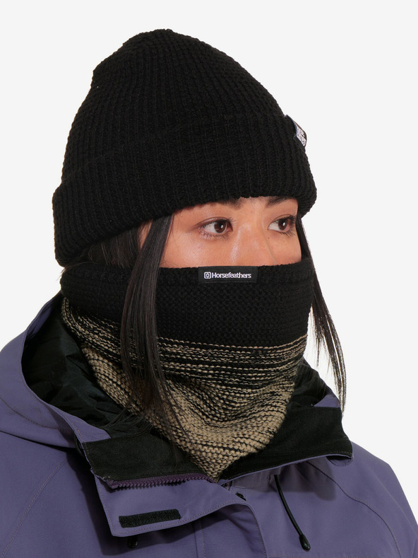 Horsefeathers Lota Neckwarmer - mojave/črna HORSEFEATHERS