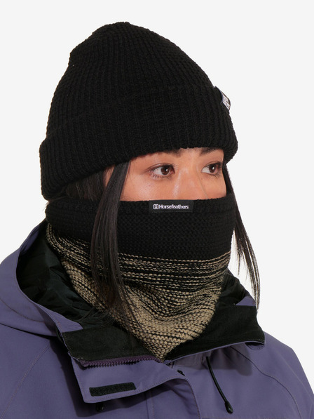 Horsefeathers Lota Neckwarmer - mojave/črna HORSEFEATHERS