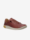 Keen Rjave ženske usnjene športne copate Keen KNX Lace