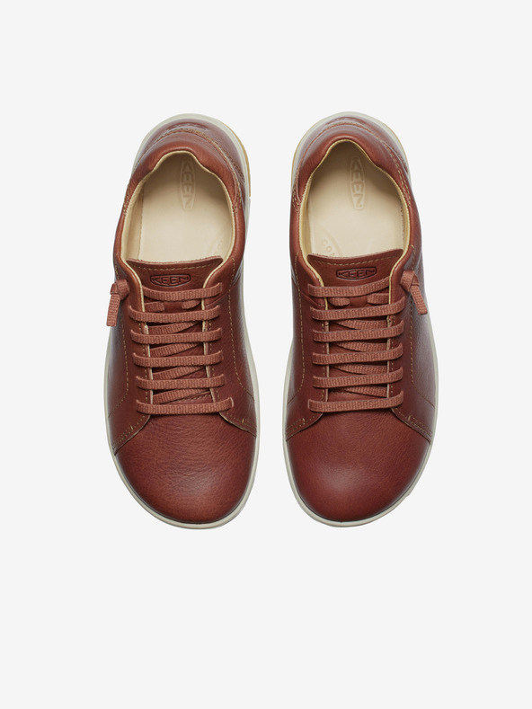 Keen Rjave ženske usnjene športne copate Keen KNX Lace