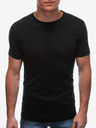 Edoti Črna moška osnovna majica Edoti
