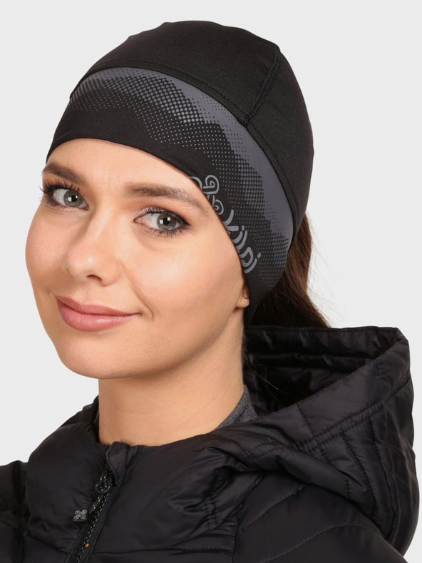 Kilpi Črna ženska tekaška kapa Kilpi TAIL-U