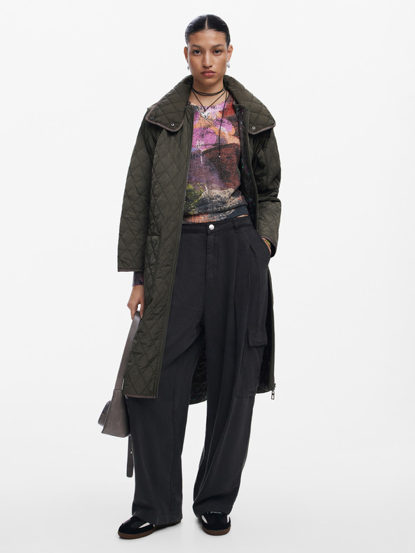 Desigual Desigual Desigual Odense Ženski reverzibilni prešiti plašč