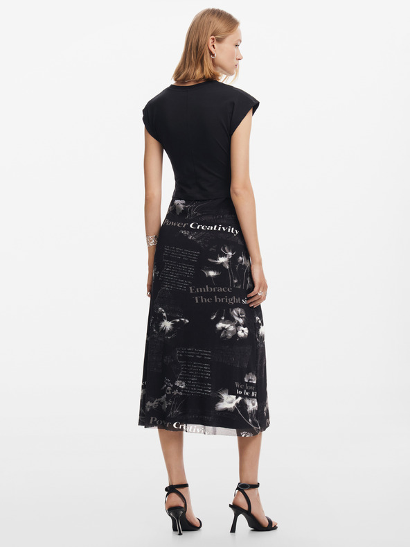 Desigual Desigual Good News Vzorčena obleka za ženske