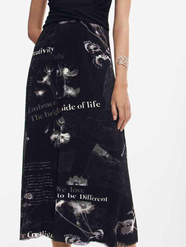 Desigual Desigual Good News Vzorčena obleka za ženske