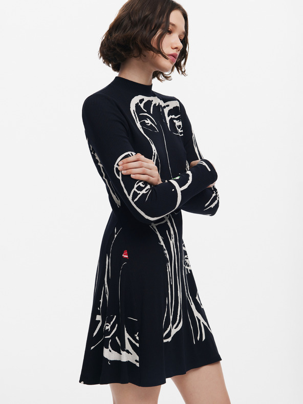 Desigual Desigual Oregon Ženska vzorčasta obleka