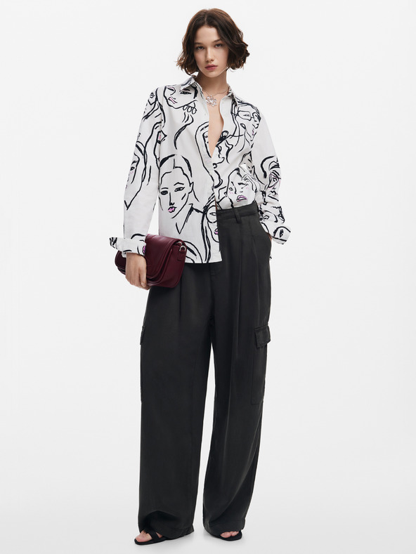 Desigual Ženska majica Desigual Faces Patterned