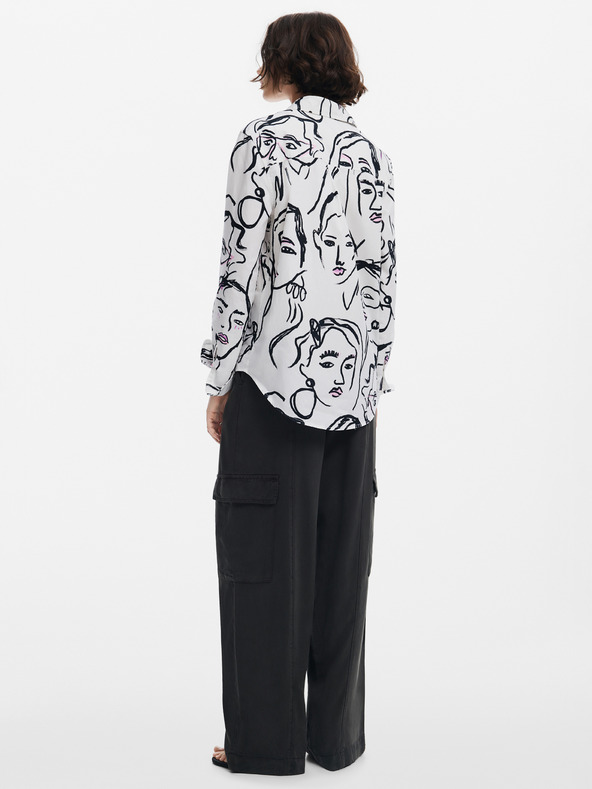 Desigual Ženska majica Desigual Faces Patterned