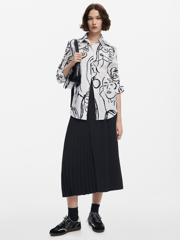 Desigual Ženska majica Desigual Faces Patterned