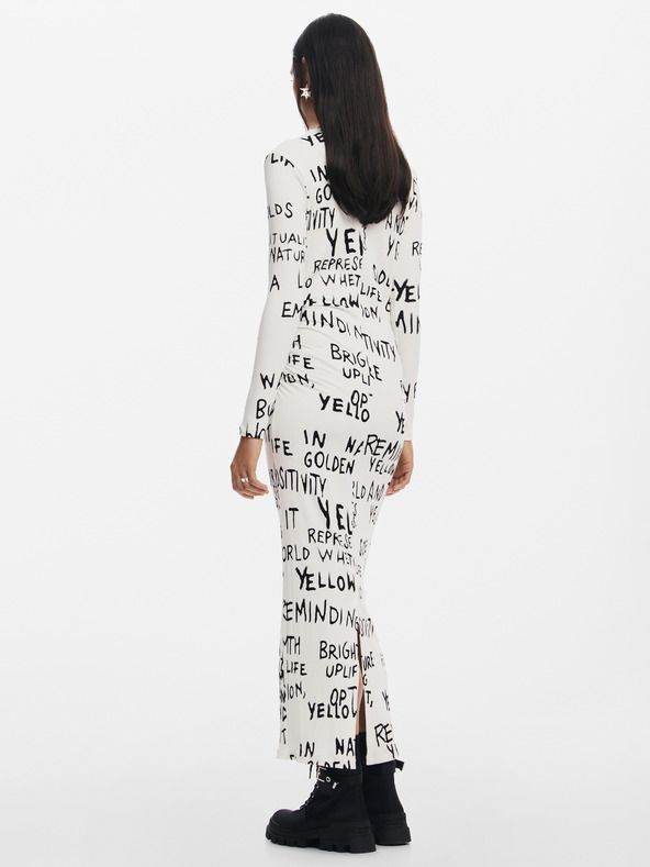 Desigual Desigual ženska vzorčasta obleka Hesian