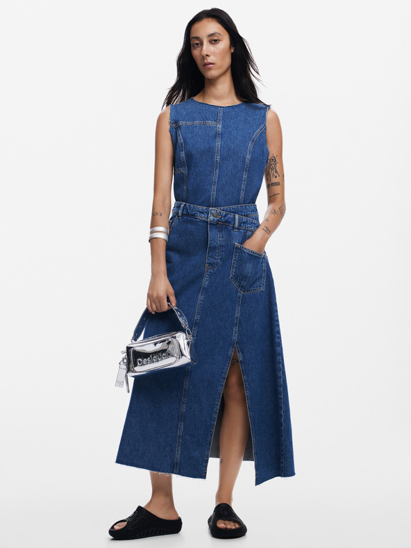 Desigual Desigual Nueva York Ženska obleka iz džinsa