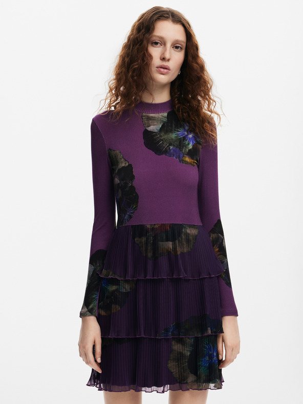 Desigual Desigual Pensee Lacroix Ženska cvetlična obleka