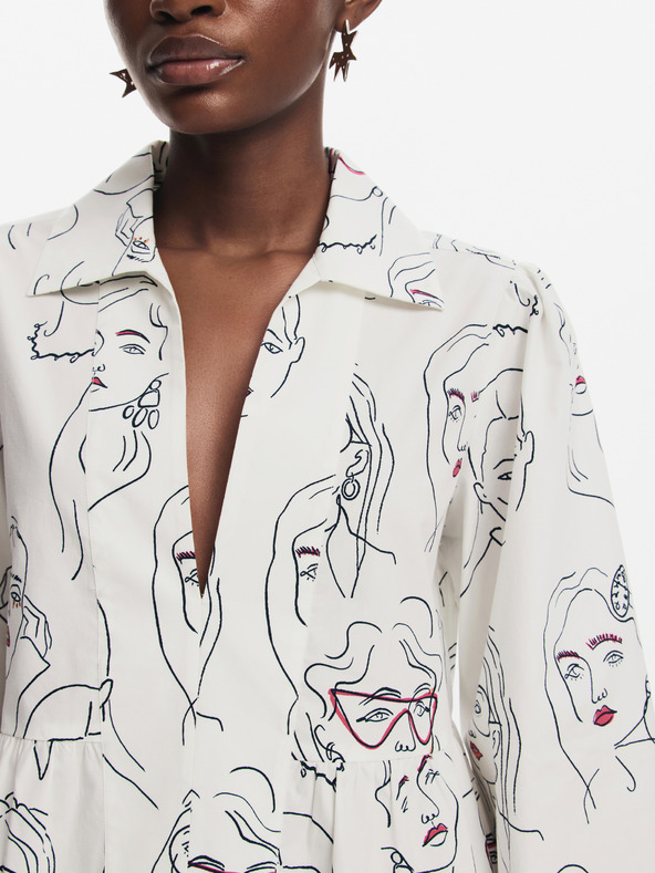 Desigual Ženska srajčna obleka Desigual Louisville