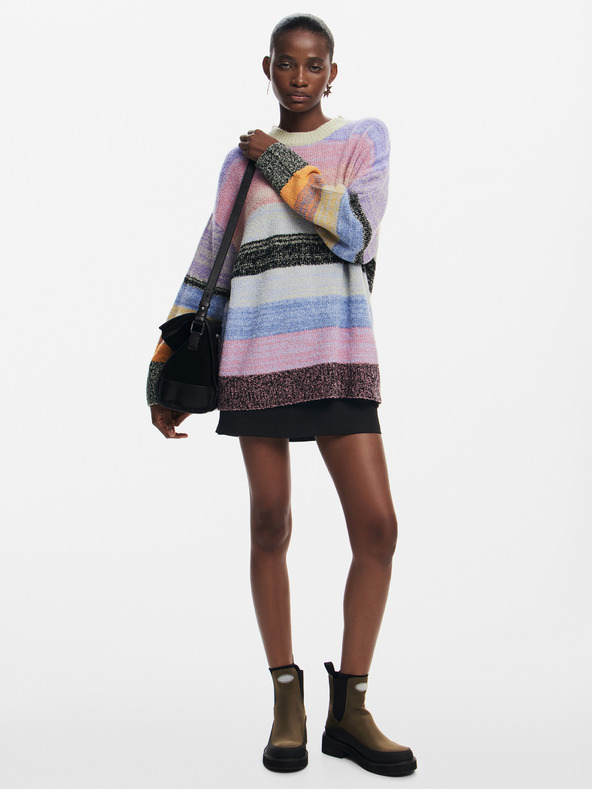 Desigual Ženski črtast pulover Desigual Moncton