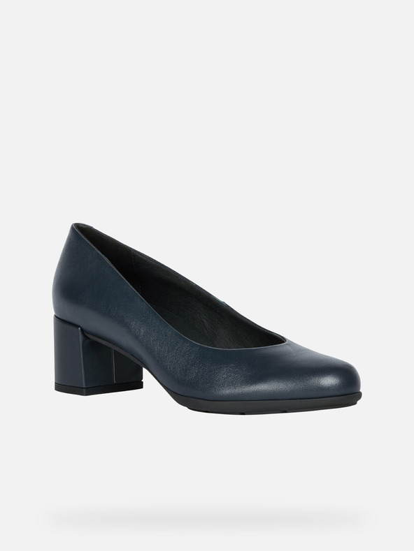 Geox Tmavo modré dámske lodičky Geox New Annya Mid