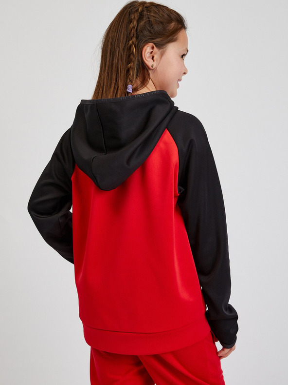 Sam 73 Črno-rdeča otroška majica s kapuco za male uporabnike SAM73 Draco