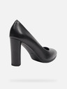 Geox Črni ženski čevlji zVisoko peto Geox Walk Pleasure 90