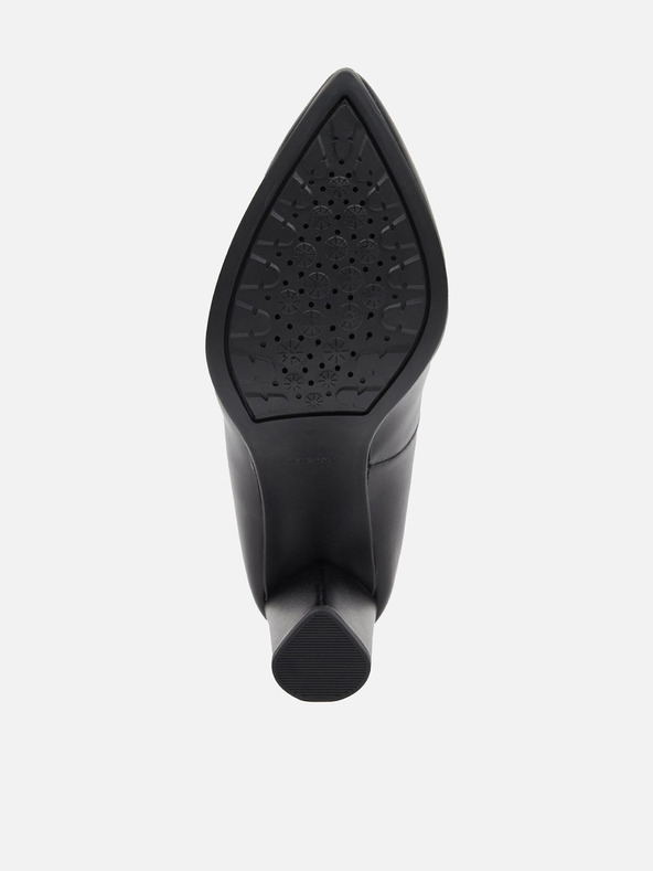 Geox Črni ženski čevlji zVisoko peto Geox Walk Pleasure 90