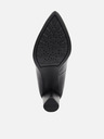 Geox Črni ženski čevlji zVisoko peto Geox Walk Pleasure 90