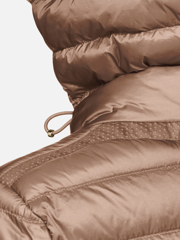 Geox Temno rjava ženska prešita jakna Geox Jaysen