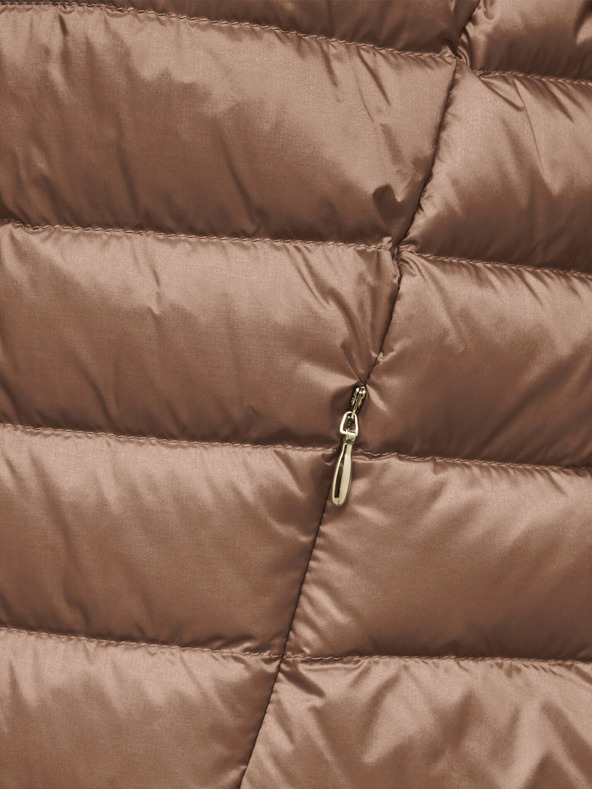 Geox Temno rjava ženska prešita jakna Geox Jaysen