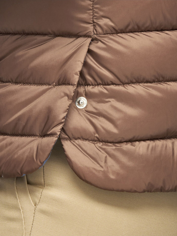 Geox Temno rjava ženska prešita jakna Geox Jaysen