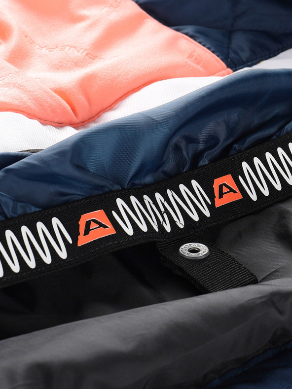 ALPINE PRO ženska smučarska jakna z membrano ptx ALPINE PRO ZARIBA bela