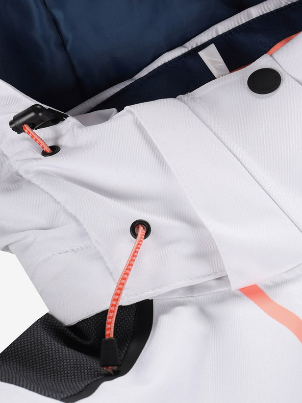 ALPINE PRO ženska smučarska jakna z membrano ptx ALPINE PRO ZARIBA bela