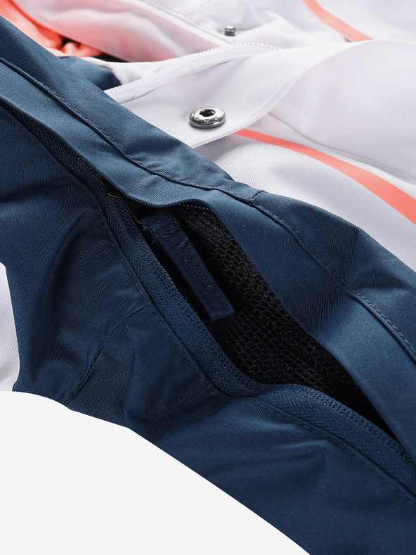 ALPINE PRO ženska smučarska jakna z membrano ptx ALPINE PRO ZARIBA bela