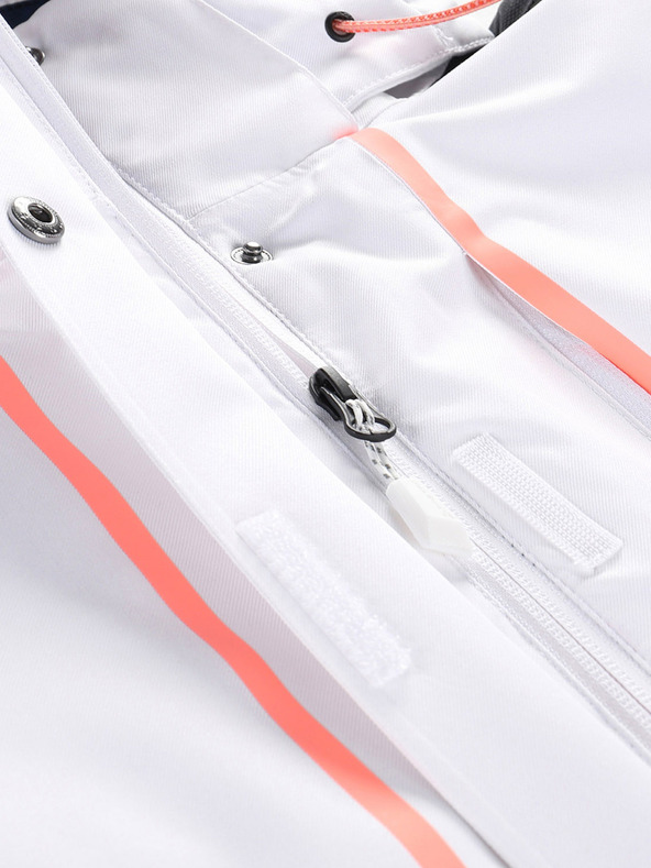 ALPINE PRO ženska smučarska jakna z membrano ptx ALPINE PRO ZARIBA bela