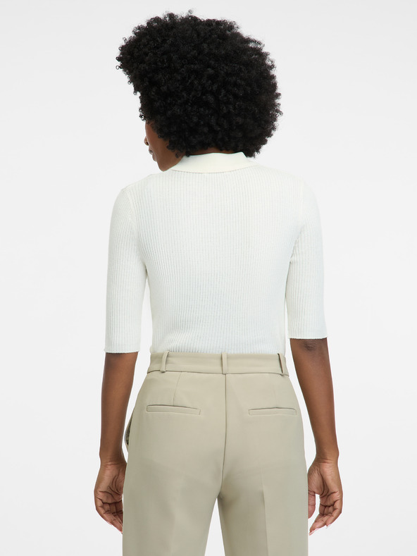 Orsay Krem ženska majica s kratkimi rokavi ORSAY