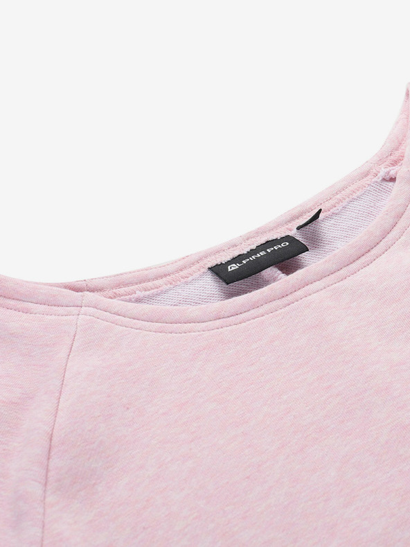 ALPINE PRO Roza ženska bombažna obleka Alpine Pro MOLEDA