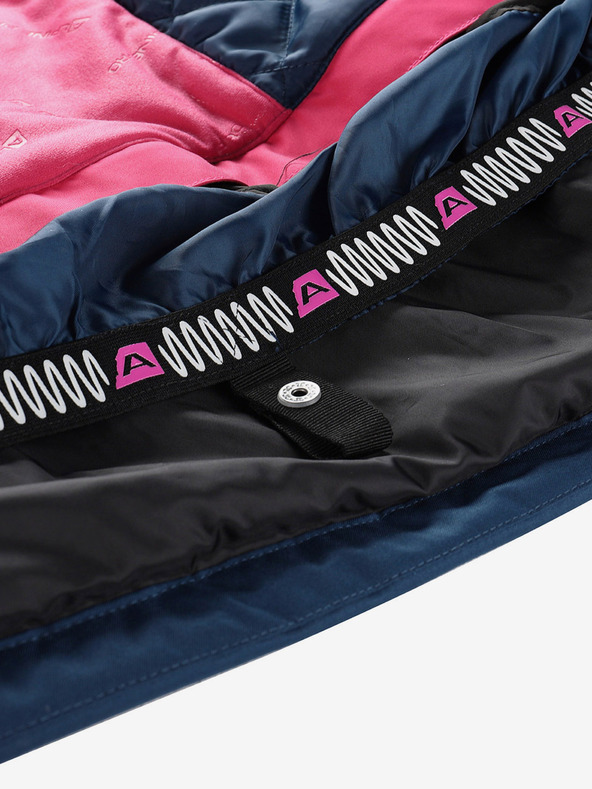 ALPINE PRO Ženska smučarska jakna z membrano ptx ALPINE PRO ZARIBA cabaret